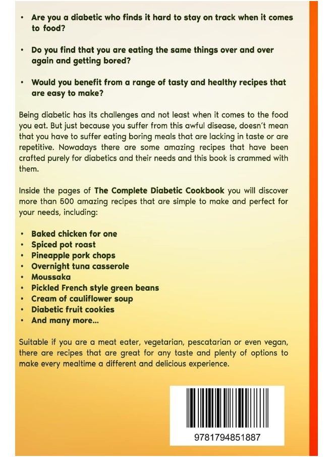 The Complete Diabetic Cookbook: Over 500 Delicious Recipes  - Image 2