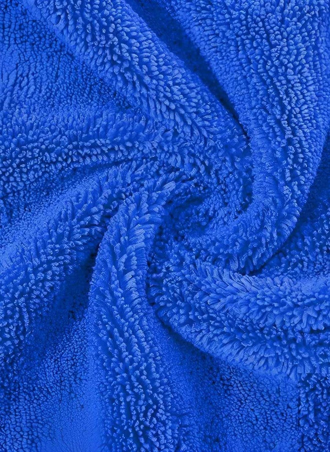 Fezora Blue & Black Microfiber Cleaning Cloth - Image 2
