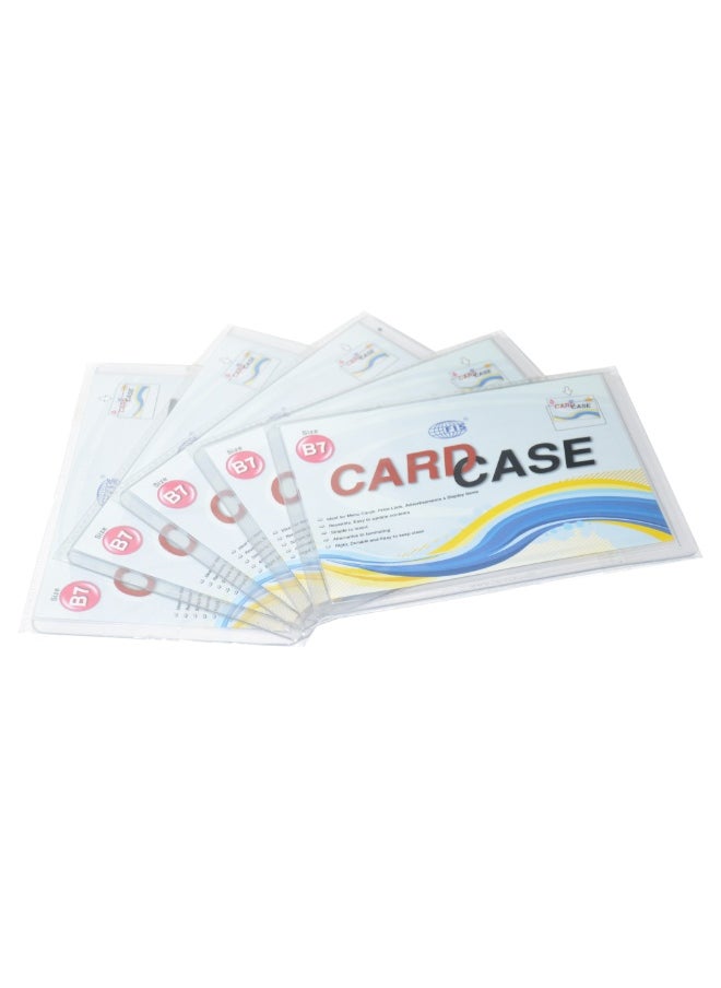 FIS Card Case, Clear B7 - FSCIB7,40-Pieces  - Image 1