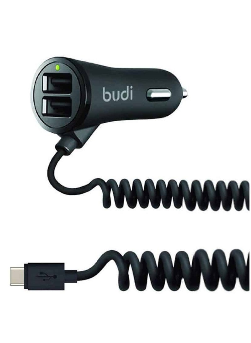 budi Car Charger With USB Type-C Connector - Image 1