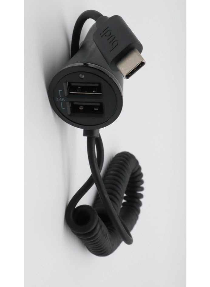 budi Car Charger With USB Type-C Connector - Image 2
