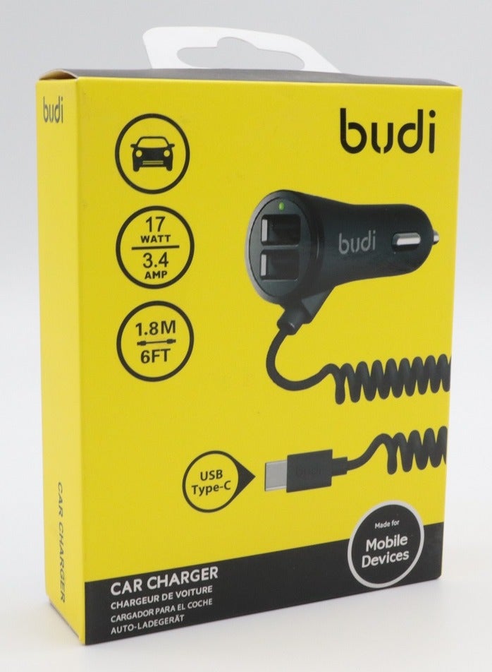 budi Car Charger With USB Type-C Connector - Image 5