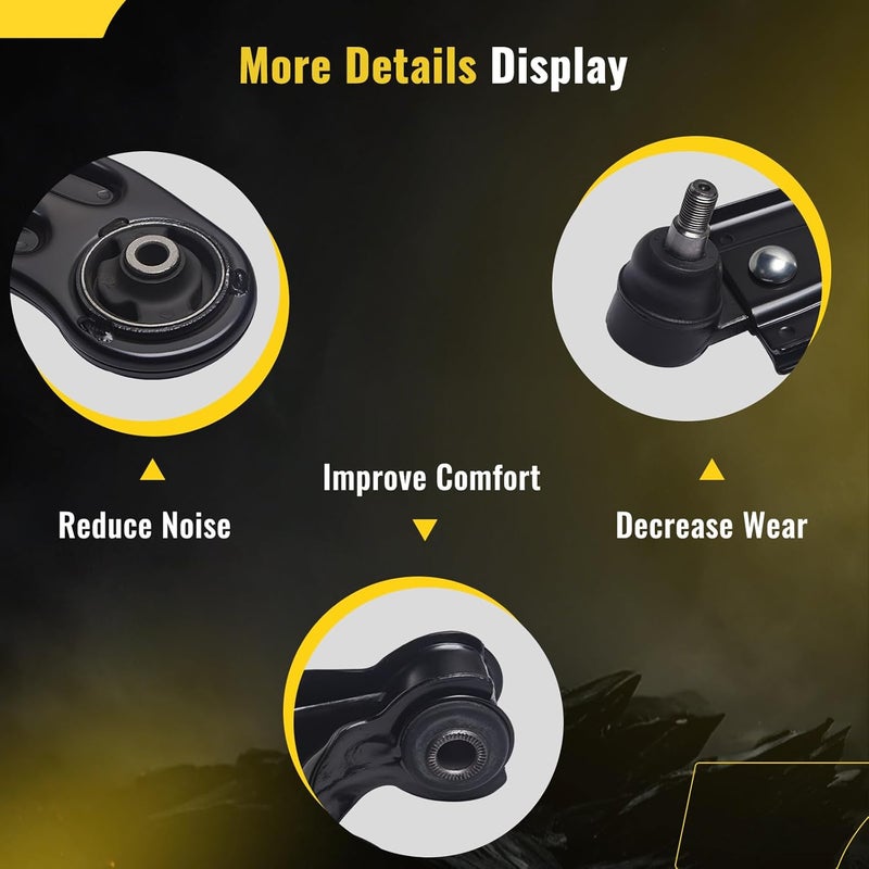 TUCAREST 2Pcs K620164 K620165 Front Lower Control Arm and Ball Joint Assembly for Chevrolet Aveo, Pontiac G3, Suzuki Swift+ - Image 4