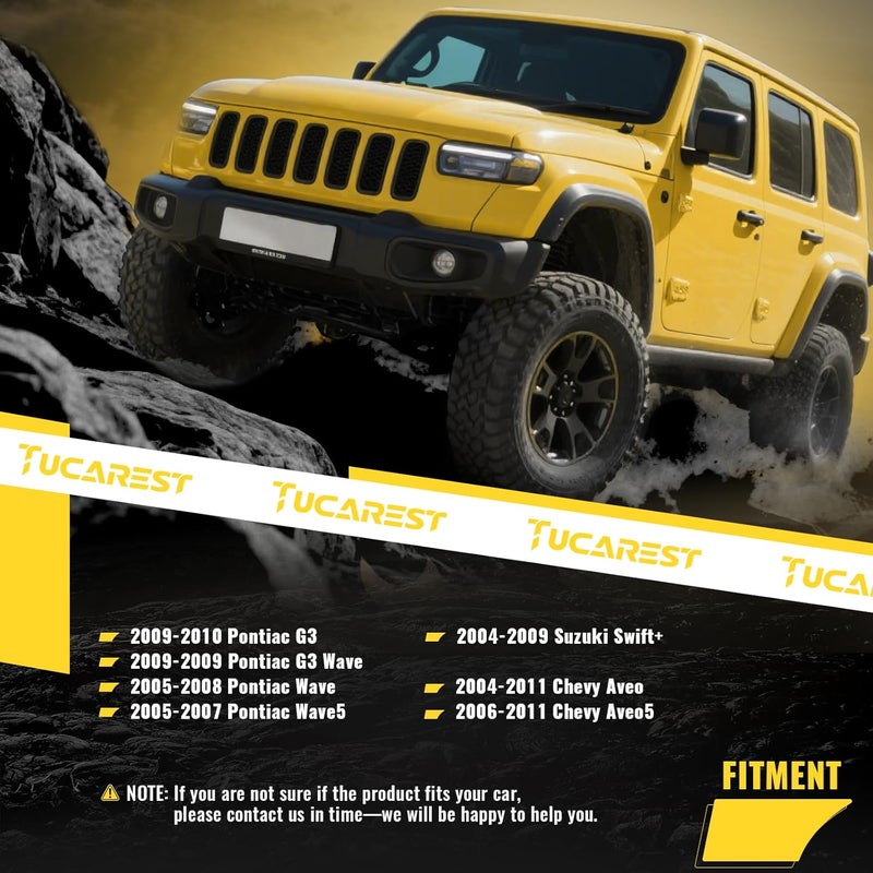 TUCAREST 2Pcs K620164 K620165 Front Lower Control Arm and Ball Joint Assembly for Chevrolet Aveo, Pontiac G3, Suzuki Swift+ - Image 2