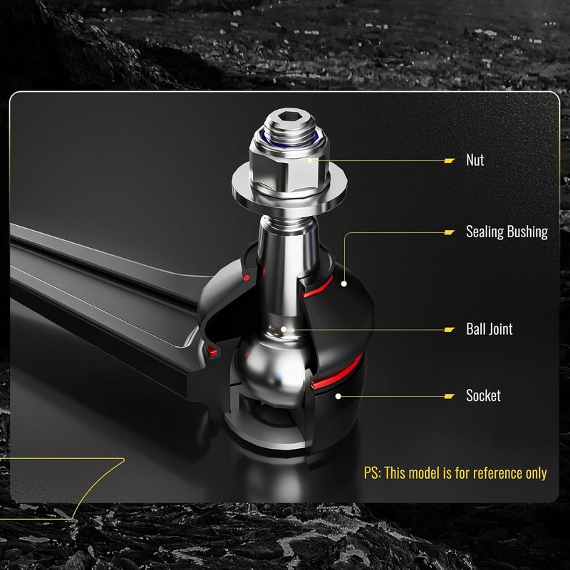 TUCAREST 2Pcs K620164 K620165 Front Lower Control Arm and Ball Joint Assembly for Chevrolet Aveo, Pontiac G3, Suzuki Swift+ - Image 5