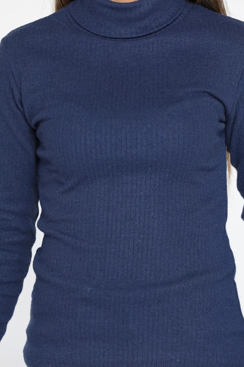 Gülseli Gulseli Turtleneck Ribbed Body Blouse - Image 3