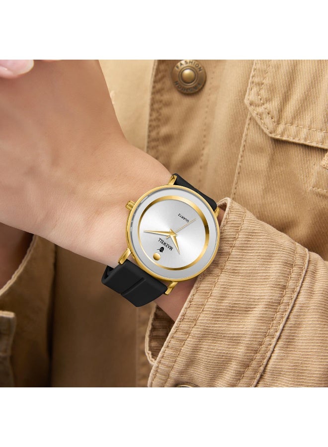 Maxwell men's rubber watch with magnetic clasp