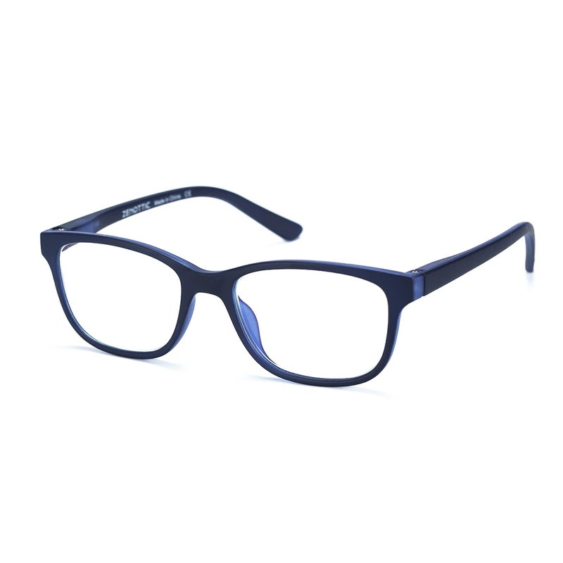 ZENOTTIC Kids Blue Light Blocking Glasses Anti Glare Lens Lightweight Frame Computer Eyeglasses for Boys and GirlsBlue