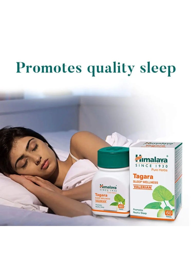 Himalaya Tagara Sleep Wellness Dietary Supplement - 60 Tablets - Image 2