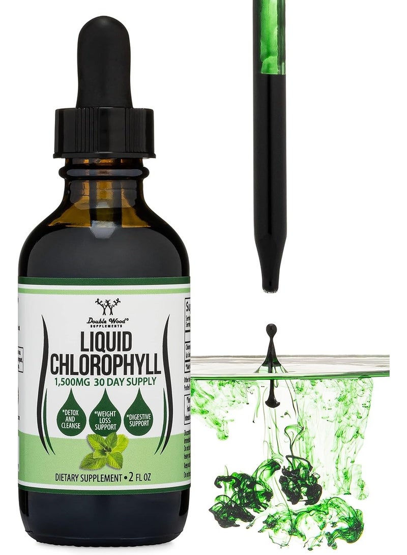 Double Wood Supplements Liquid Chlorophyll, 1500mg - 2 fl.oz - Image 4