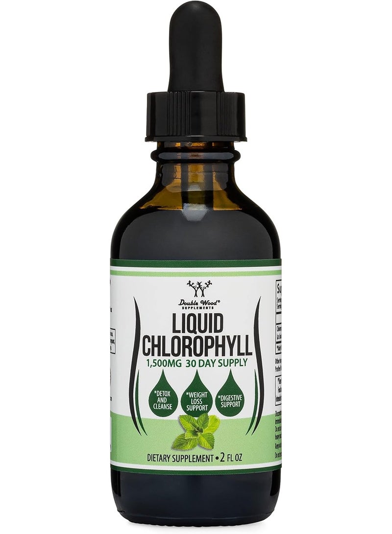 Double Wood Supplements Liquid Chlorophyll, 1500mg - 2 fl.oz - Image 3