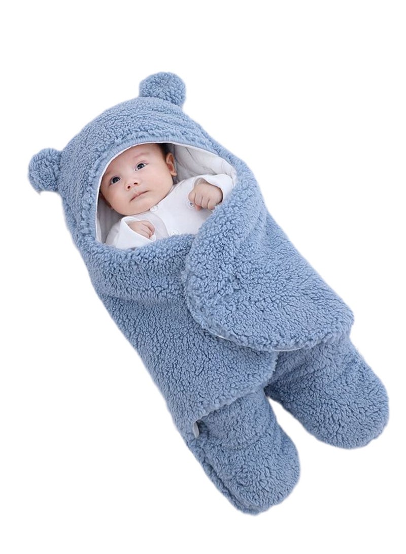 Baby thickened newborn blanket baby sleeping bag anti-jump swaddle - Image 1