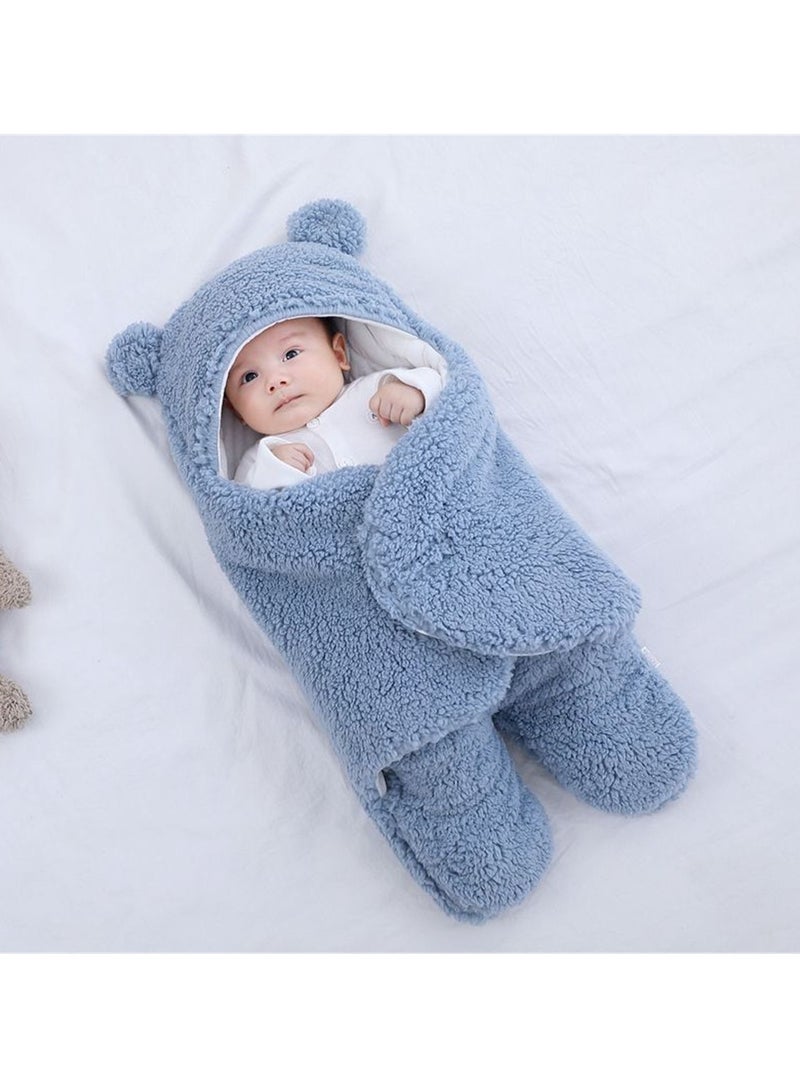 Baby thickened newborn blanket baby sleeping bag anti-jump swaddle - Image 3