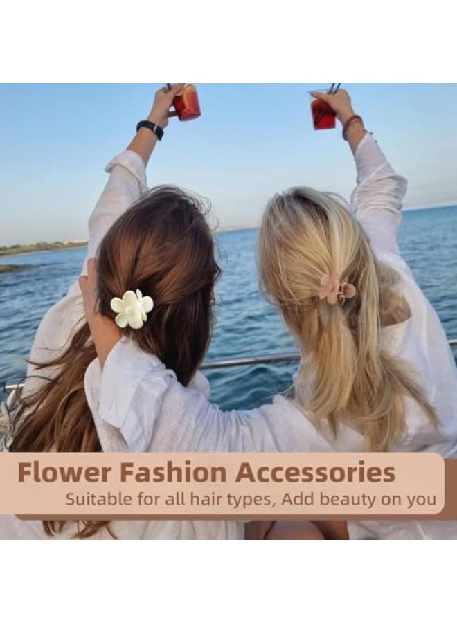 8 قطع من مشابك الشعر على شكل زهرة، مشابك شعر صغيرة على شكل زهرة، مشابك شعر لطيفة على شكل زهرة للبنات، مشابك شعر على شكل زهرة، مشابك شعر غير لامعة غير قابلة للانزلاق، مشابك شعر صغيرة على شكل زهرة للنساء للشعر الرقيق - Image 5