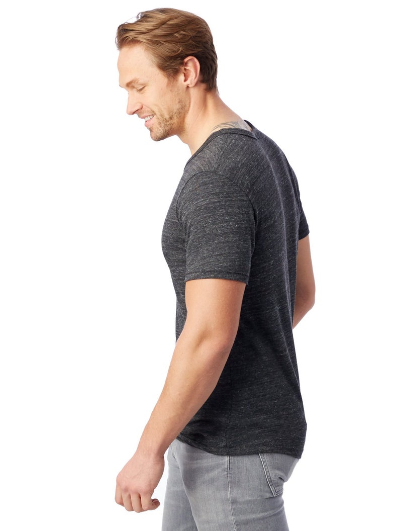 Alternative Men's Crew T-Shirt, Eco Black, Large - Image 3