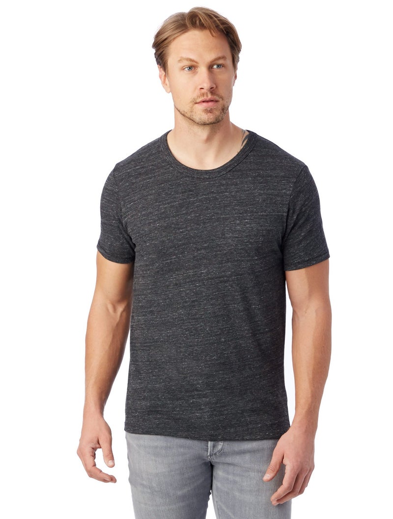 Alternative Men's Crew T-Shirt, Eco Black, Large - Image 2