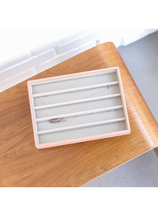 Stackers Blush Pink Classic Medium Jewellery Box Necklace Layer - Image 2