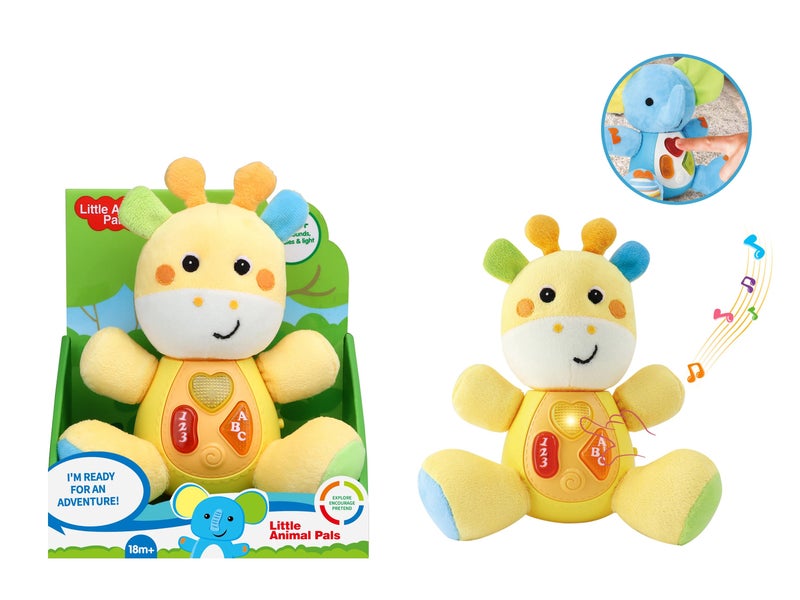 Y&D High-quality Cartoon Animal Plush Toys, Educational Animals with Lights and Music - Image 1
