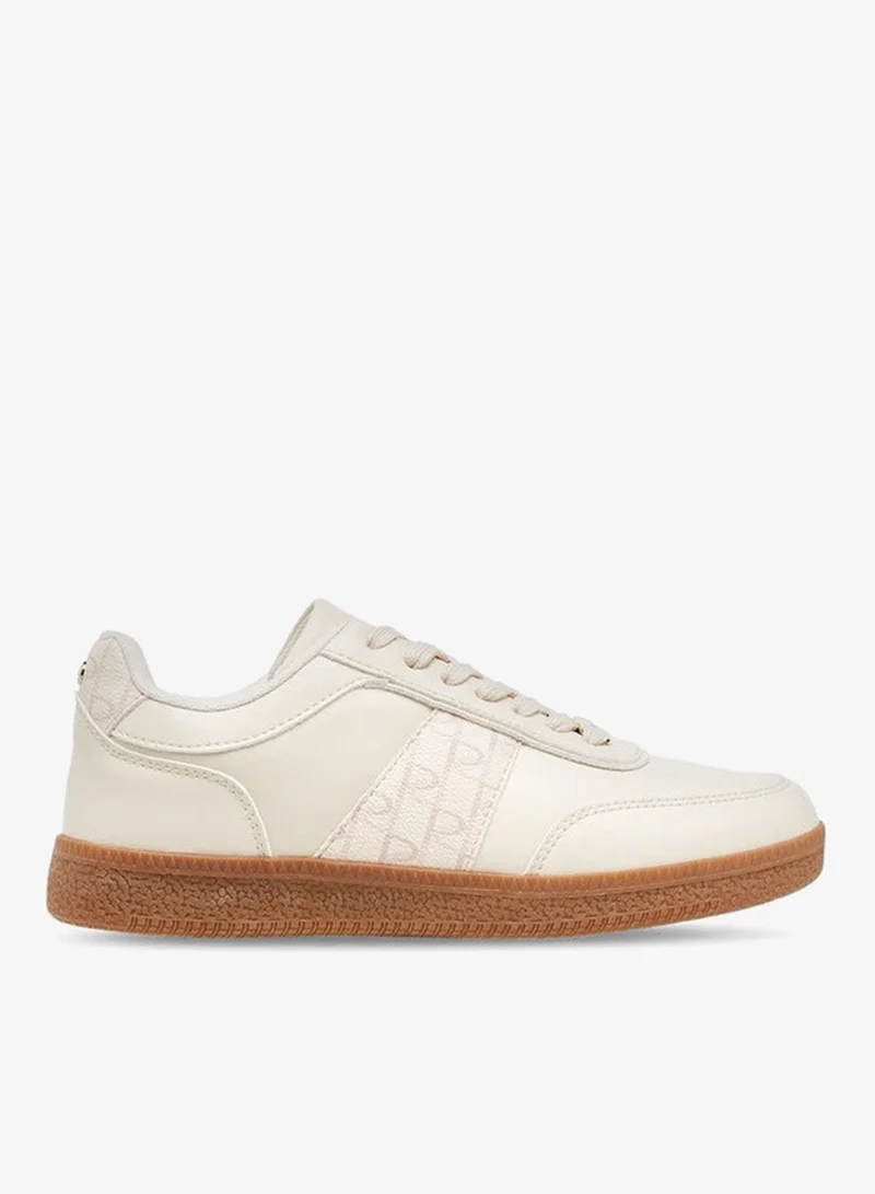 بابريكا أحذية رياضية بطبعة شعار مع إغلاق برباط