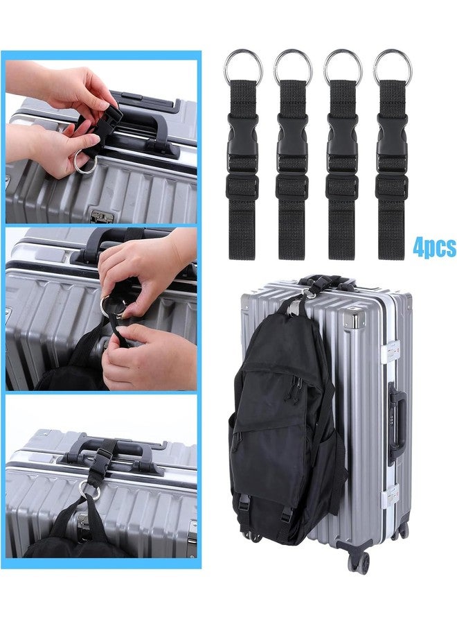 Zbdroxygen 4 Pcs Luggage Straps for Suitcases, Luggage Strap, Suitcase Bag, Adjustable Design to Secure Backpacks and Bags, Travel Accessories for Frequent and Business Travelers - Image 5