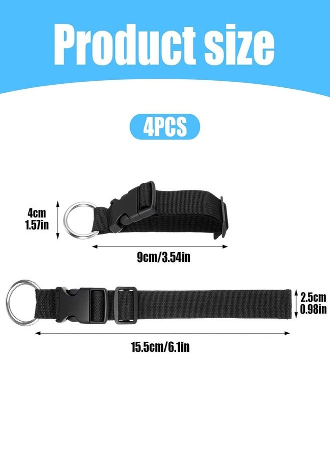 Zbdroxygen 4 Pcs Luggage Straps for Suitcases, Luggage Strap, Suitcase Bag, Adjustable Design to Secure Backpacks and Bags, Travel Accessories for Frequent and Business Travelers - Image 2