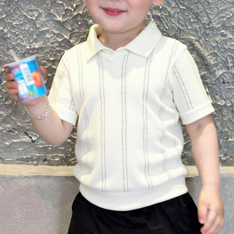 Children's Ice Silk Polo Shirt - Image 3