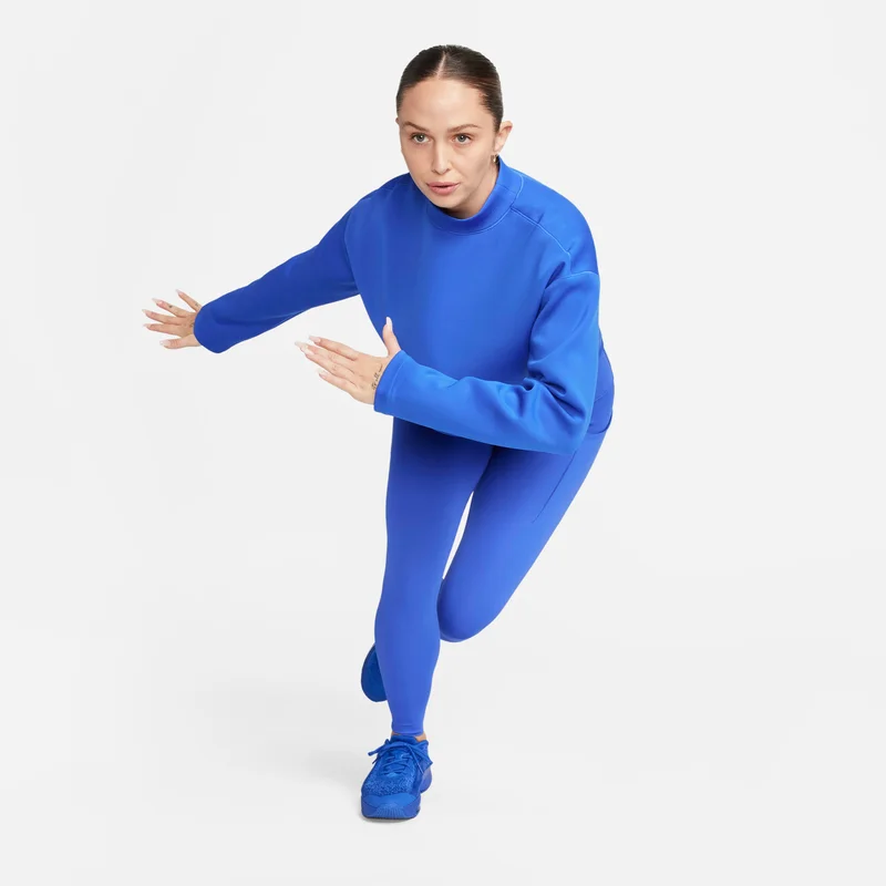 Nike Blue Women's Prima FutureMove Dri-FIT Oversized Top for Women | Best Price UAE