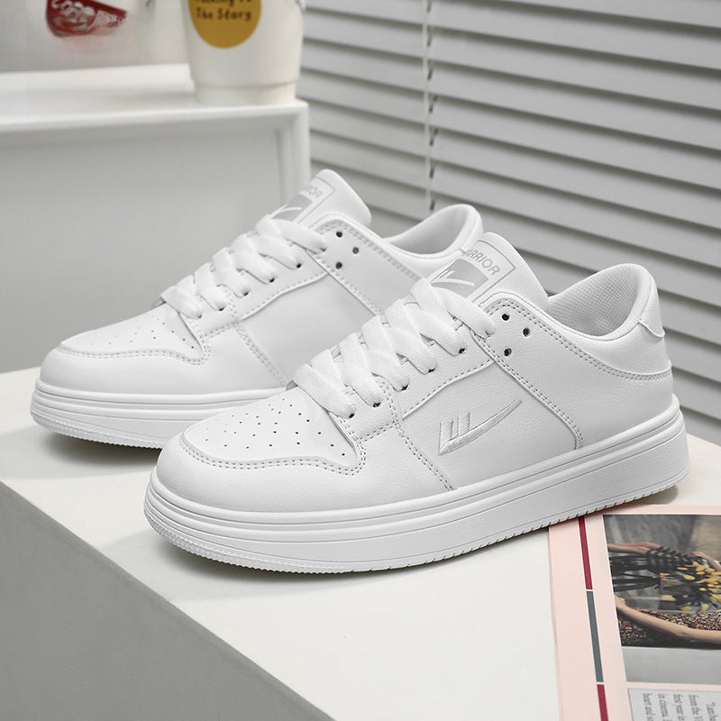 Pull Back Men''s Shoes 2025 Autumn New Waterproof Leather Sports Shoes for Teenagers, Women''s Couple Shoes, Aj Black and White Panda Sneakers - Image 4