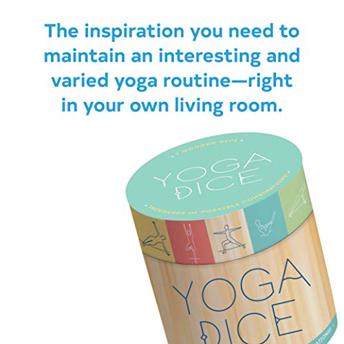 Chronicle Books Yoga Dice: 7 Wooden Dice, Thousands of Possible Combinations! (Meditation Gifts, Workout Dice, Yoga for Beginners, Dice Games, Yoga Gifts for Women) - Image 2