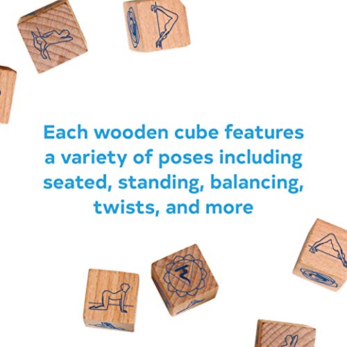 Chronicle Books Yoga Dice: 7 Wooden Dice, Thousands of Possible Combinations! (Meditation Gifts, Workout Dice, Yoga for Beginners, Dice Games, Yoga Gifts for Women) - Image 3