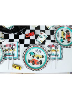 Merrilulu Vintage Race Car Party Cups 12 Ct Paper Cups Race Car Party Tableware Race Car Cups  - Image 2