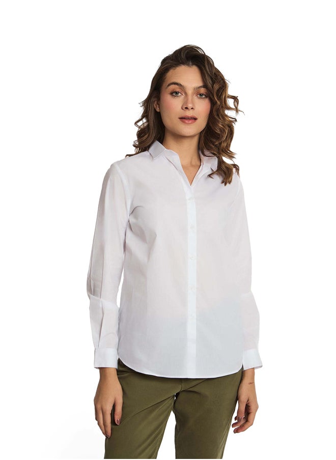 DALYDRESS - Fancy Long Sleeve Blouse With Neck Trim - Image 1