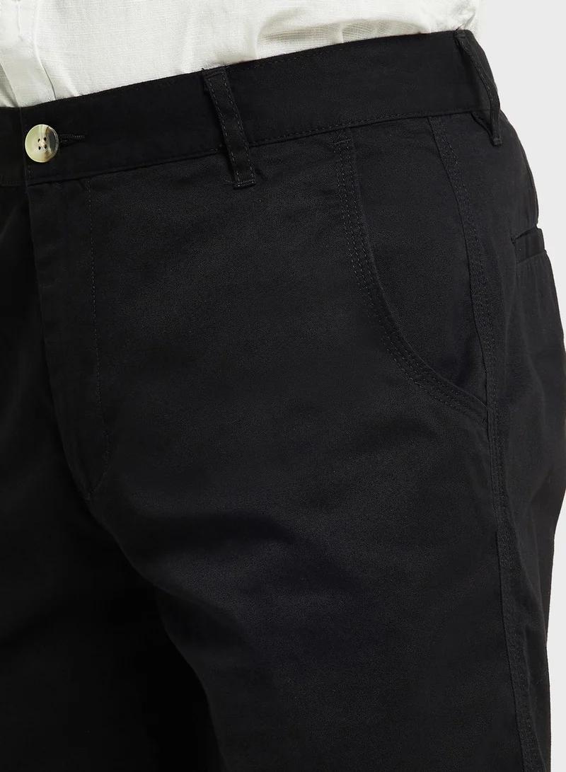 Thomas Scott Thomas Scott Men Mid-Rise Slim Fit Shorts