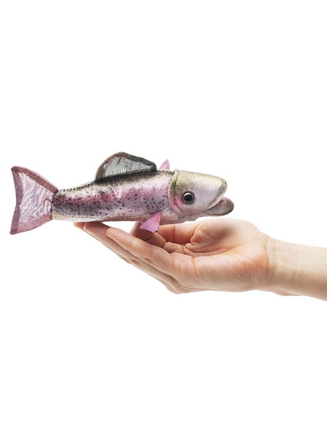 Folkmanis Mini Rainbow Trout Finger Puppet - Image 1