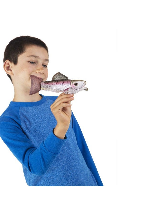 Folkmanis Mini Rainbow Trout Finger Puppet - Image 2