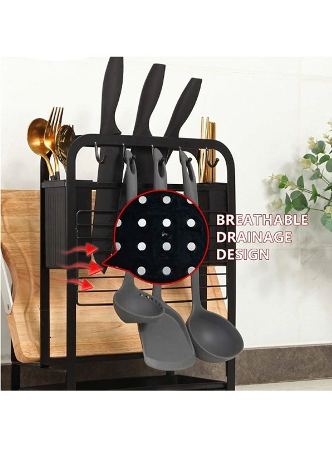 KLNAMAEAAN Stainless Steel Multi purpose Knife Storage Rack - Image 3