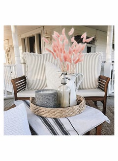 Excefore Rabbit Tail Grass 70 Pcs Dried Pink Pampas Grass Decor for Farmhouse Flower Arrangements Wedding Home Boho Party Decorations  - Image 2