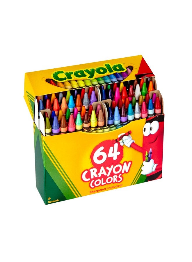 كرايولا أقلام تلوين كرايولا (64 قطعة، متعددة الألوان) - Image 1