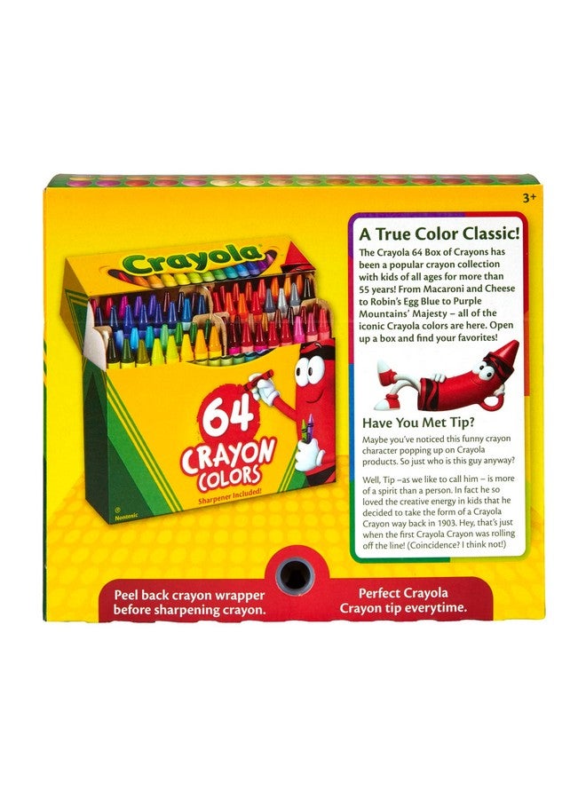 كرايولا أقلام تلوين كرايولا (64 قطعة، متعددة الألوان) - Image 4