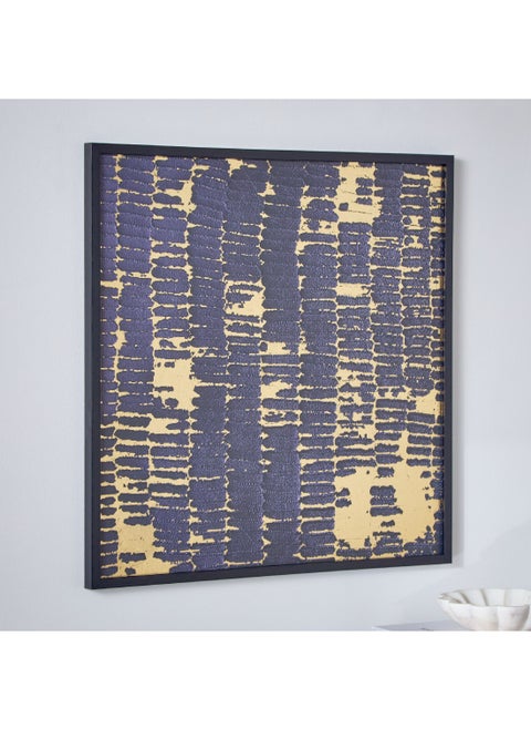 لوحة كانفاس مؤطرة برقائق من سونيت - 50x50x1.8 سم