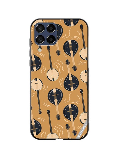 Protective Case Cover For Samsung Galaxy A12 Mandolin Or Domra International Music Copy Design Multicolour