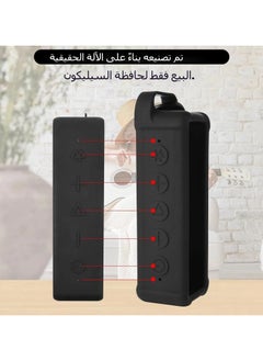 جنرال حالة سيليكون لسماعة Anker Soundcore 2 المحمولة بلوتوث - حالة حماية للسفر مع مقبض وكارابينر، غطاء سيليكون مضاد للصدمات لسماعة Soundcore 2  - Image 5