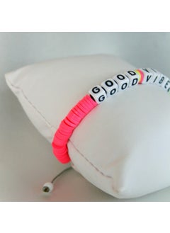 Slons Aksesuar Slons Accessories Fimo Bracelet Good Vibes Written  - Image 4