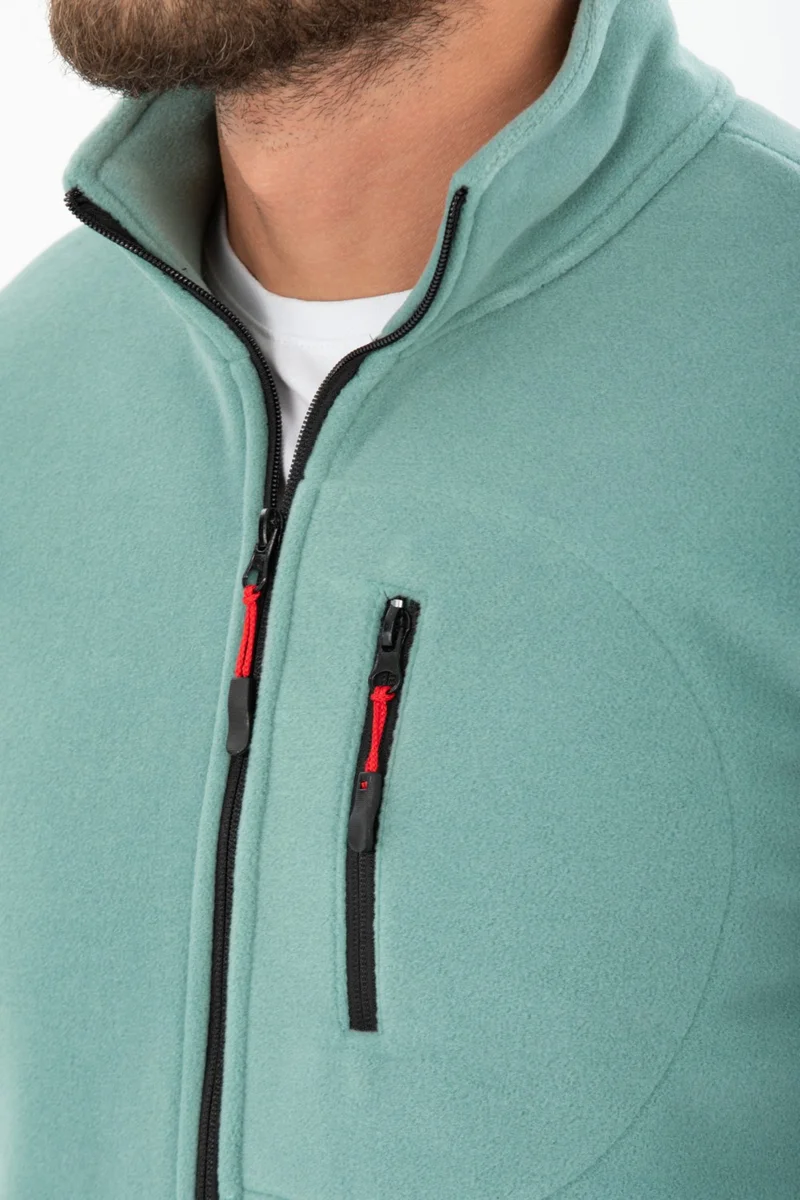 Four Man Men's Polar Fleece Three Pocket Softshell