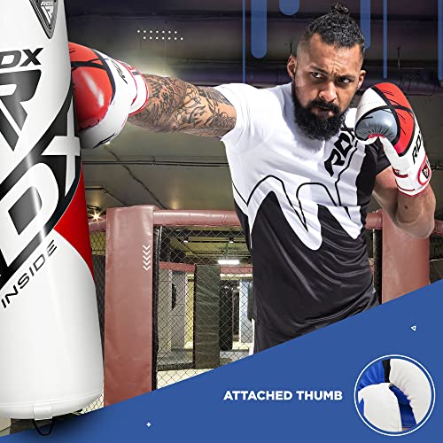 RDX Boxing Gloves EGO, Sparring Muay Thai Kickboxing MMA Heavy Training Mitts, Maya Hide Leather, Ventilated, Long Support, Punching Bag Workout Pads, Men Women Adult 8 10 12 14 16 oz - Image 5