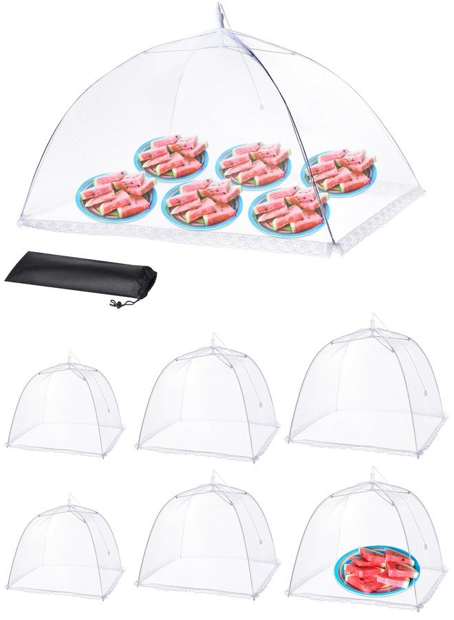 HOMKULA Food Covers for Outside - Food Tents/Food Covers for Outdoors Mesh Screen, Picnic Pool Party Supplies, Pop-Up and Collapsible, 7 PACK (1*XXL+2*L+2*M+2*S) - Image 1