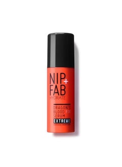Nip + Fab Dragon's Blood Fix Plumping Serum Extreme for Face with Hyaluronic Acid, Cactus Flower, Pro-Aging, Hydrating, Moisturizing for Fine Lines and Wrinkles, 1.7 Fl Oz