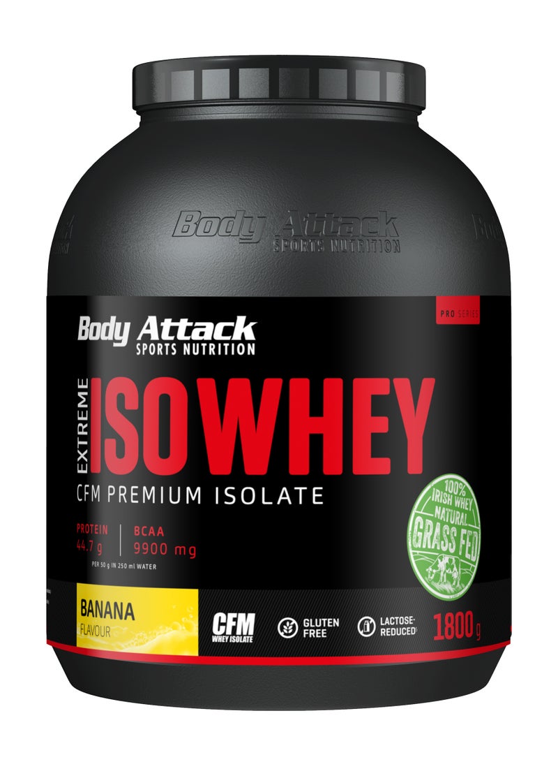 Body Attack Extreme Iso Whey 1.8Kg Banana