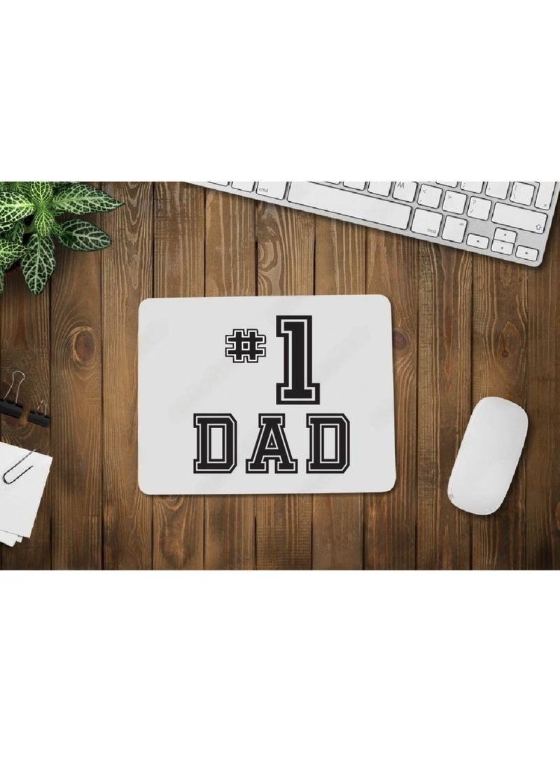 Father's Day Mouse Pad - Father's Day Mouse Pad with Shortcut Reference Guide for Mac OS, Windows - Father's Day Design Printed Mouse Pad for PC, Laptop, Gaming - Gift for Father's Day