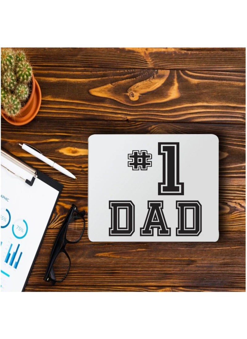 Father's Day Mouse Pad - Father's Day Mouse Pad with Shortcut Reference Guide for Mac OS, Windows - Father's Day Design Printed Mouse Pad for PC, Laptop, Gaming - Gift for Father's Day
